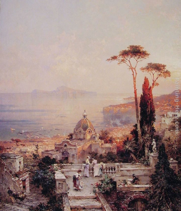 Franz Richard Unterberger The view from the Balcony